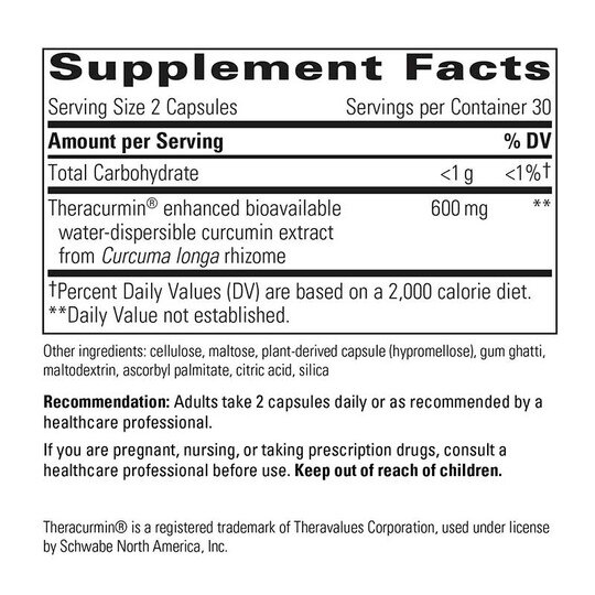 Theracurmin HP Bioavailable Curcumin, INT